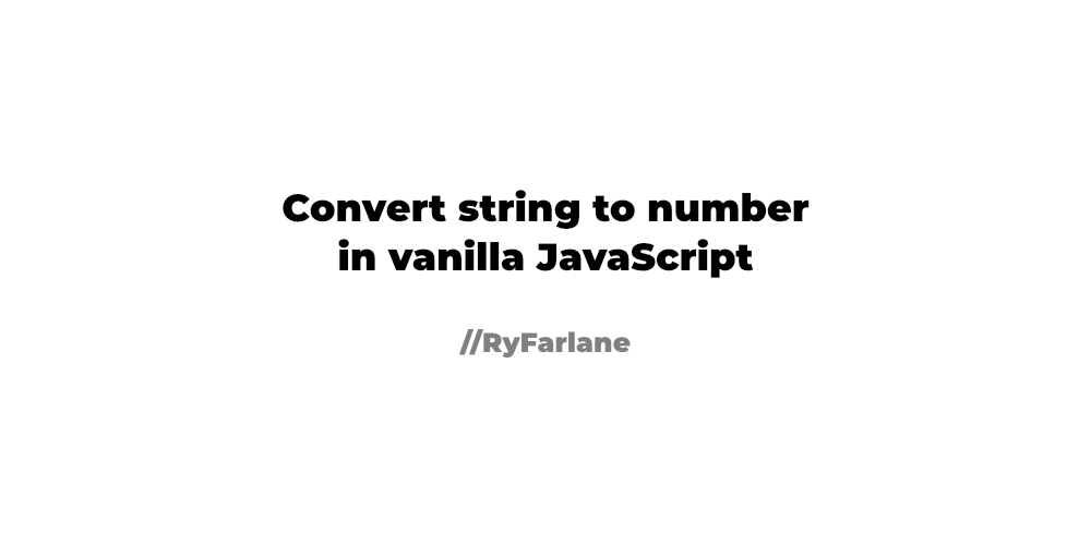 js convert string to number